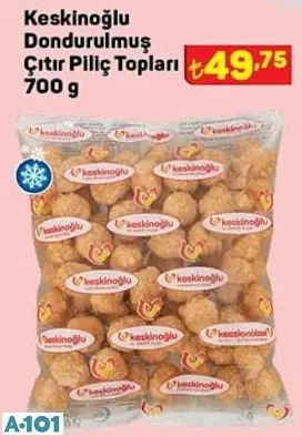 KESKİNOĞLU DONDURULMUŞ ÇITIR PİLİÇ TOPLARI
